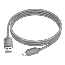HOCO kábel USB-A - Micro USB 2,4A X113 1 m szürke