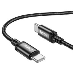 Kábel USB C-ről USB C-re Hoco 3A 60W 2 m X89 fekete