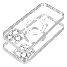 ELECTRO MAG COVER MagSafe-kompatibilis tok iPhone 17 - ezüst színű
