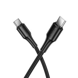 Kábel USB C-ről USB C-re Hoco 3A 60W 1 m X120 fekete