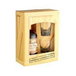 Puerto Blanco Original Rum 0,5L 37,5% pdd + 2 pohár