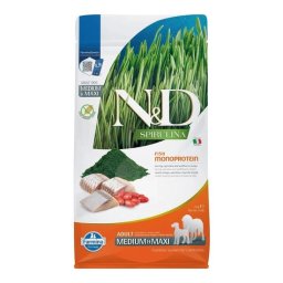 N&D Spirulina Dog hering adult medium/maxi 2kg