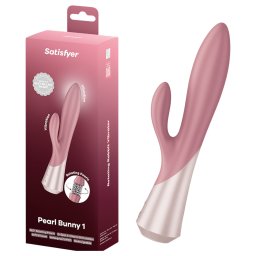Satisfyer - Pearl Bunny 1 forgógyöngyös nyuszivibrátor (pink)