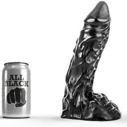 ALL BLACK - 23 cm-es prmium dild