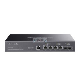 TP-LINK Switch 4x10Gbps(4x10G POE++) + 2x10G SFP+, Menedzselhető Rackes, SX3206HPP
