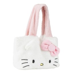Hello Kitty White plüss shopping bag, bevásárlótáska 30 cm
