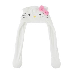 Hello Kitty White gyerek sapka mozgatható fülekkel
