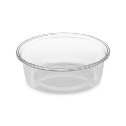 Elviteles doboz alj, kerek, szószos, öntetes tál 50 ml alj, PP 100 db/csomag, áttetsző