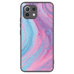 Fekete szilikon tok az alábbi mobiltelefonokra Xiaomi 11 Lite 5G NE - Pink liquid