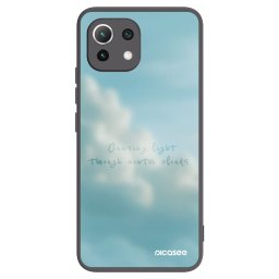 Fekete szilikon tok az alábbi mobiltelefonokra Xiaomi 11 Lite 5G NE - CHASiNG LIGHT
