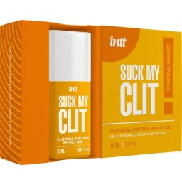 INTT - Suck My Clit! szívó érzést keltő stimuláló gél hölgyeknek, mangóillatú (15 ml)