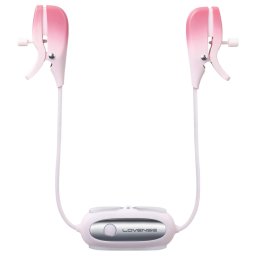 Lovense Gemini – App-vezérelt vibrációs mellbimbó csipesz (pink)