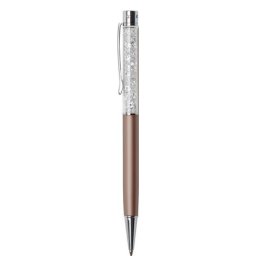 ART CRYSTELLA Golyóstoll, rose gold, felül fehér SWAROVSKI(R) kristállyal töltve, 14 cm, ART CRYSTELLA(R)