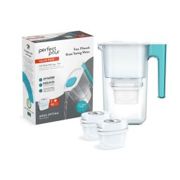 Laica AQUA OPTIMA Perfect Pour 2.4 literes türkiz kancsó + 3 db Evolve szûrõbetéttel