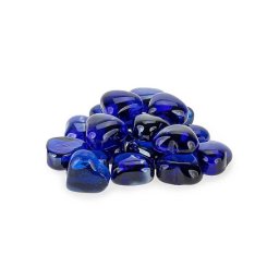 Happet Sötétkék üvegkavicsok (25 mm) 300 g