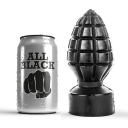 ALL BLACK - 14 cm-es prmium anlis plug
