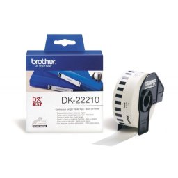 DK-22210 folytonos szalagcímke 29mm x 30, 48m öntapadós White (DK22210)