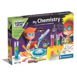 Kémialabor Test tudományos szett Clementoni