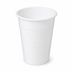 Műanyag pohár, 3 dl, 50 db, fehér
