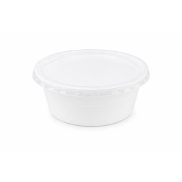 Műanyag gulyás tányér, tetőzhető, 500 ml, 50 db, fehér