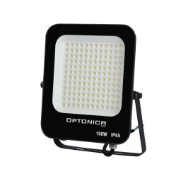 Optonica fekete LED reflektor 100W 9000lm 4500K nappali fehér IP65 90° 5734