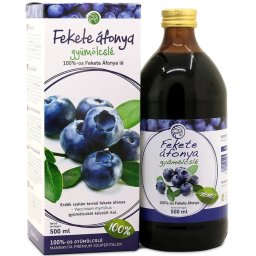 Mannavita Fekete Áfonya lé 100%-os, 500 ml