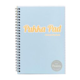 PUKKA PAD Spirálfüzet, A5, vonalas, 200 lap, PUKKA PAD "Pastel Jotta Pad", vegyes szín