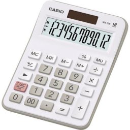 CASIO Számológép, asztali, 12 számjegy, CASIO "MX 12WE", fehér