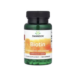 Swanson Biotin, 5000 mcg, 100 db