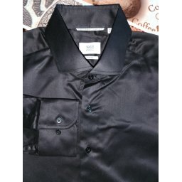 Eterna 1863 slim fit fekete ing, 42