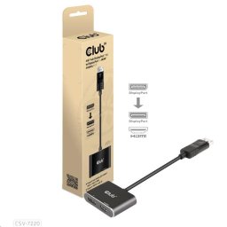 Club3D hub MST (Multi Stream Transport) DisplayPort 1.4 to DisplayPort HDMI 4K60Hz (M/F)