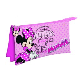 Disney Minnie Paris 3 rekeszes tolltartó 22 cm