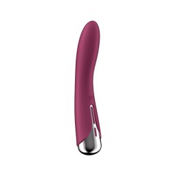 Satisfyer Spinning Vibe 1 - forgó fejes G-pont vibrátor (piros)