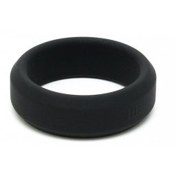 Silicone Cockring - prmium szilikon pniszgyr, 18 mm, fekete
