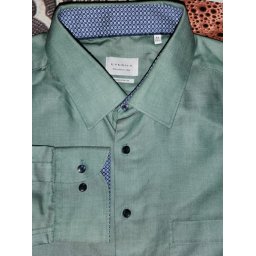 Eterna Meisterhaft 1863 modern fit zöld szőttes ing, 44