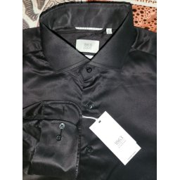 Eterna 1863 slim fit fekete ing, 40