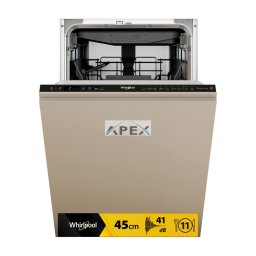 Whirlpool WH6IC11BS7LSA0 teljesen integrált mosogatógép - 45 cm széles
