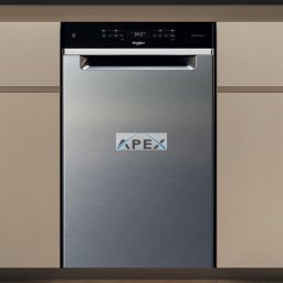 Whirlpool WH6UB10BS7A0X Pult alá építhető mosogatógép inox előlappal