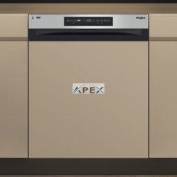 Whirlpool WH7PA15AM60 félig integrált mosogatógép - Inox szín 60 cm széles