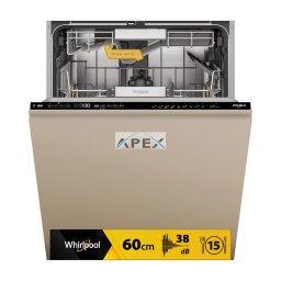 Whirlpool WH8IA15AM6L0 teljesen integrált mosogatógép - 60 cm széles
