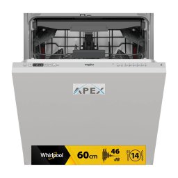WHIRLPOOL WIC 3C26 F teljesen integrált mosogatógép - 60 cm széles