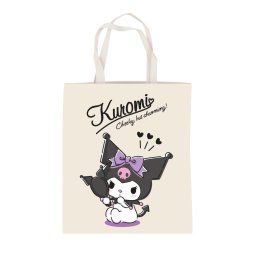 Hello Kitty Kuromi Charming vászontáska, bevásárlótáska 44 cm
