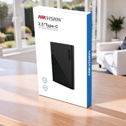 Hordozható külső HDD/SSD meghajtó ház Fekete színben HIKSEMI 2.5" Type-C