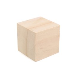 Fa kocka 4×4 cm – félkészáru, natúr fa