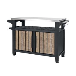 Decocoat unity műanyag xl kerti grill asztal 207l