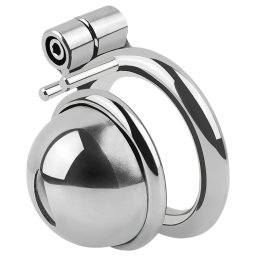 fetish collection - mini péniszketrec 3 cserélhető heregyűrűvel (ezüst)