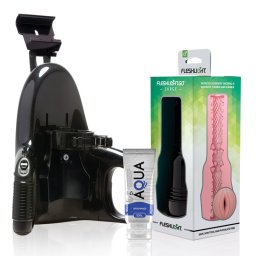Fleshlight Go Pink Lady Surge maszturbtor, univerzlis automata adapterrel + 50ml skost - vagina