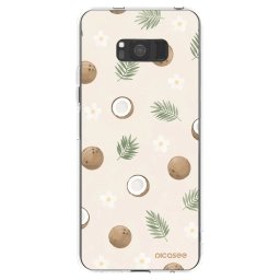 Átlátszó szilikon tok az alábbi mobiltelefonokra Samsung Galaxy S8 G950F - Coconut Breeze