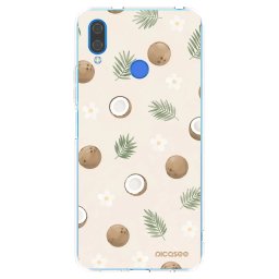 Átlátszó szilikon tok az alábbi mobiltelefonokra Huawei Nova 3i - Coconut Breeze
