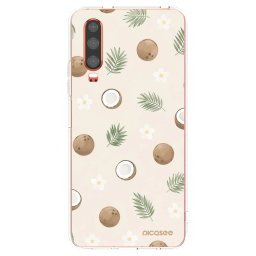 Átlátszó szilikon tok az alábbi mobiltelefonokra Huawei P30 - Coconut Breeze